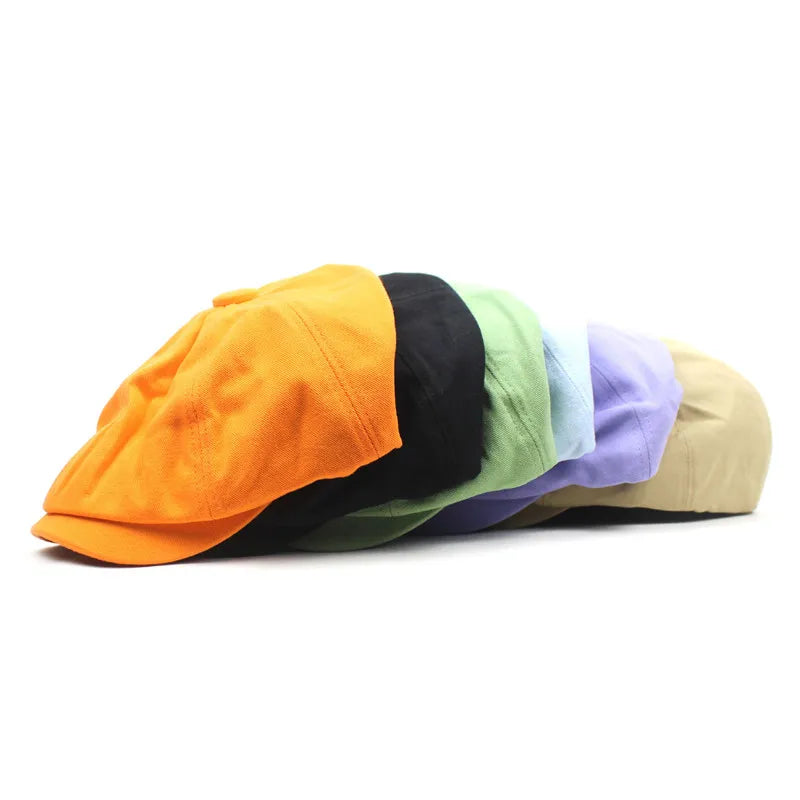 Bomull Newsboy Flatcap