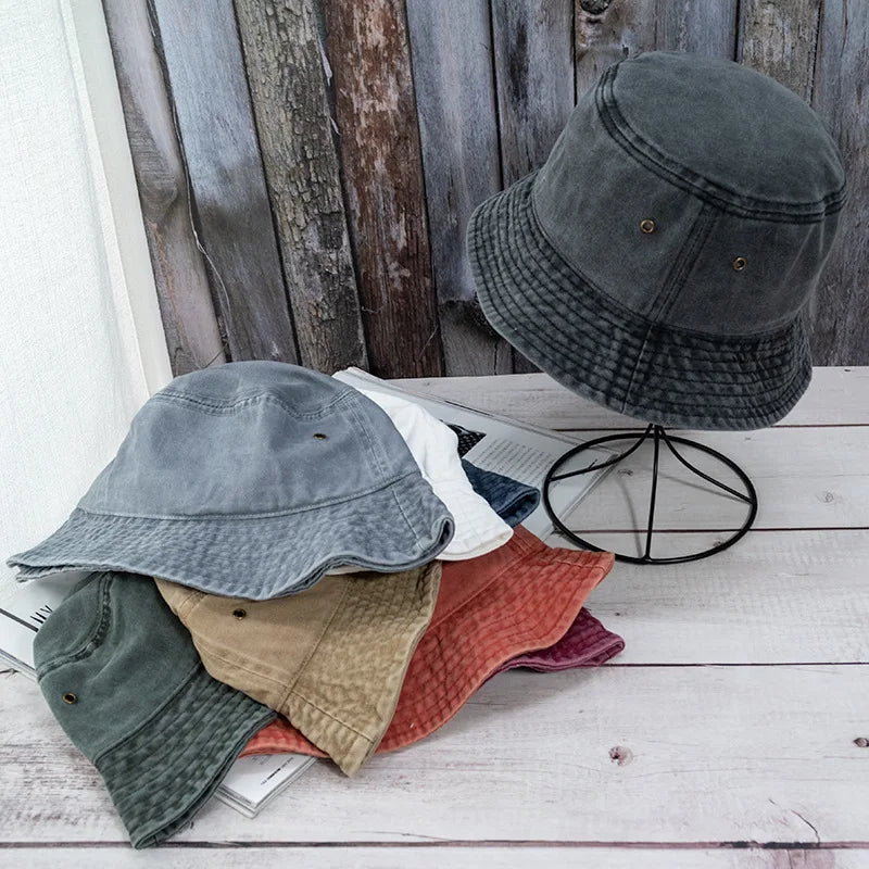 Denim Bøttehatt