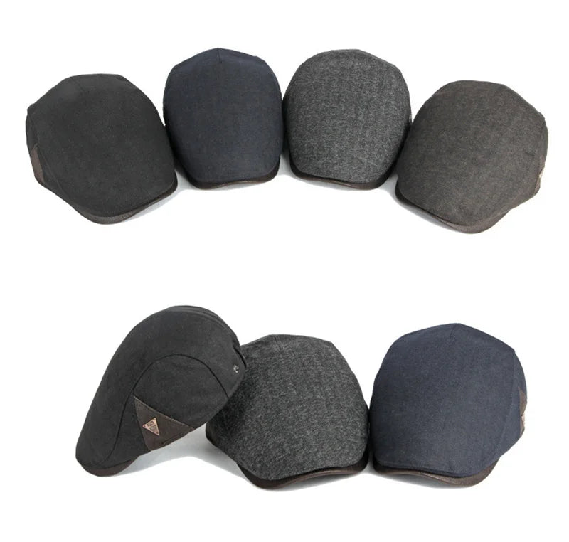 Fiskebeinsmønstret Newsboy Flatcap
