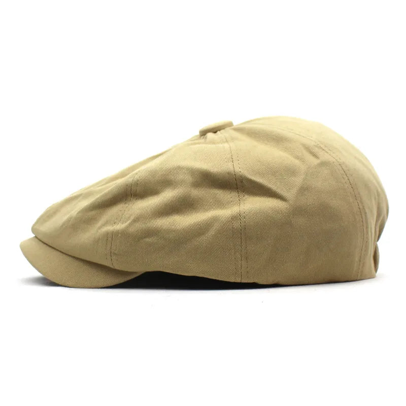 Bomull Newsboy Flatcap