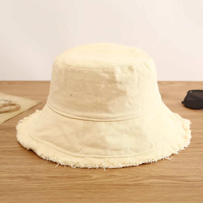 Bomull Bøttehatt