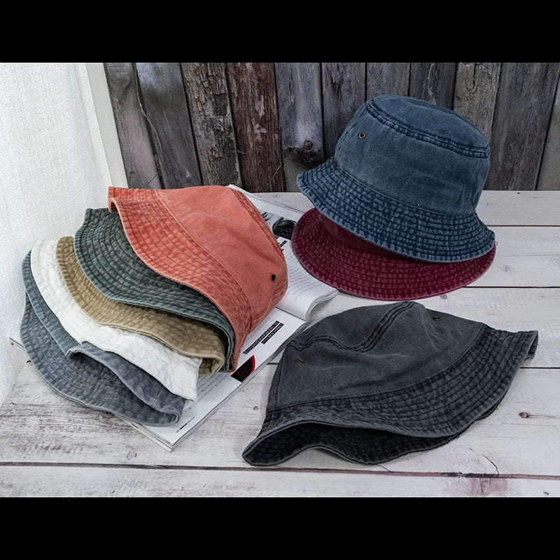 Denim Bøttehatt