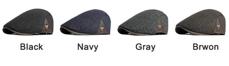 Fiskebeinsmønstret Newsboy Flatcap