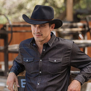 Cowboyhatt til herre