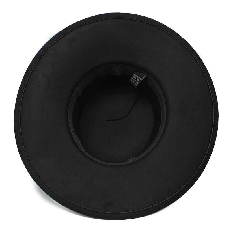 Ull Fedora Filthatt med Bred Brem