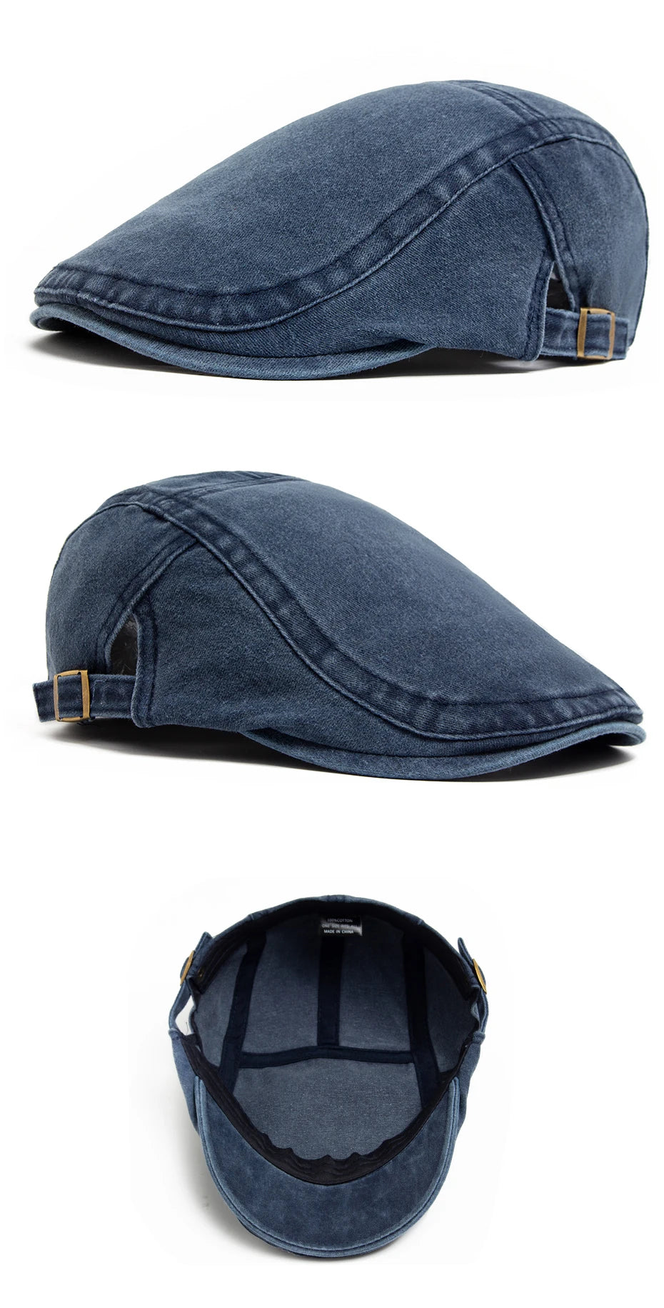 Bomull Newsboy Flatcap