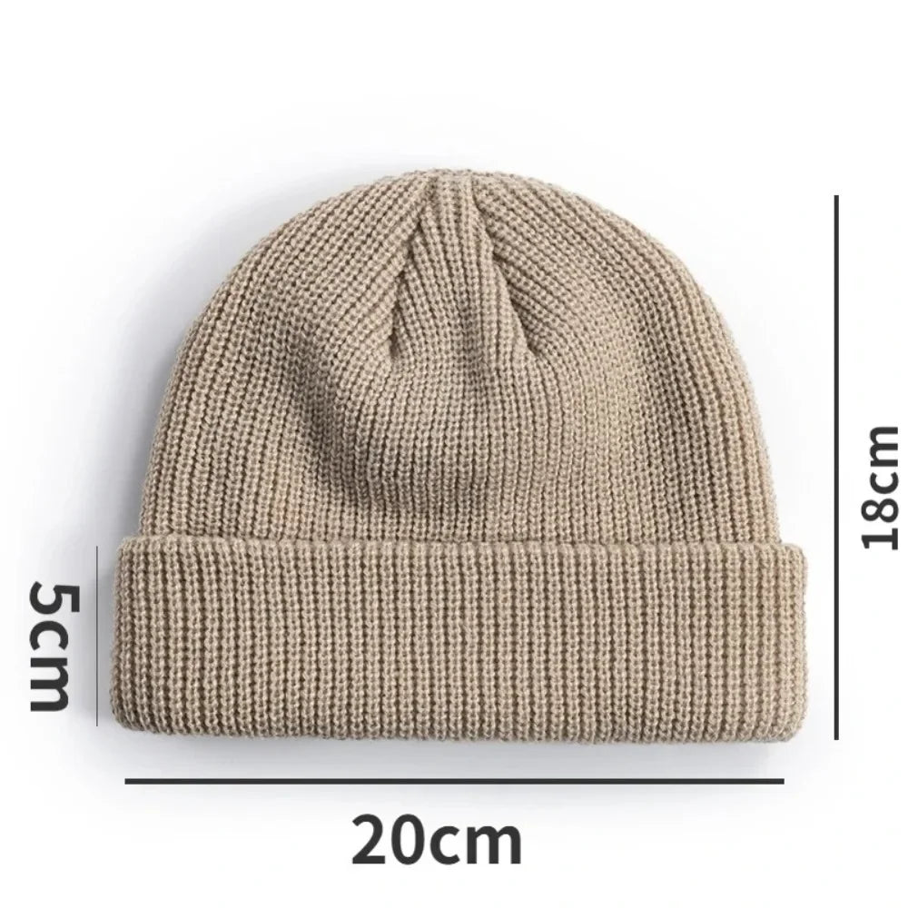 Klassisk Ribbestrikket Beanie