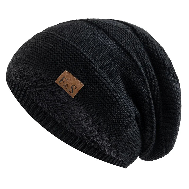 Myk Pelsfôret Slouchy Lue