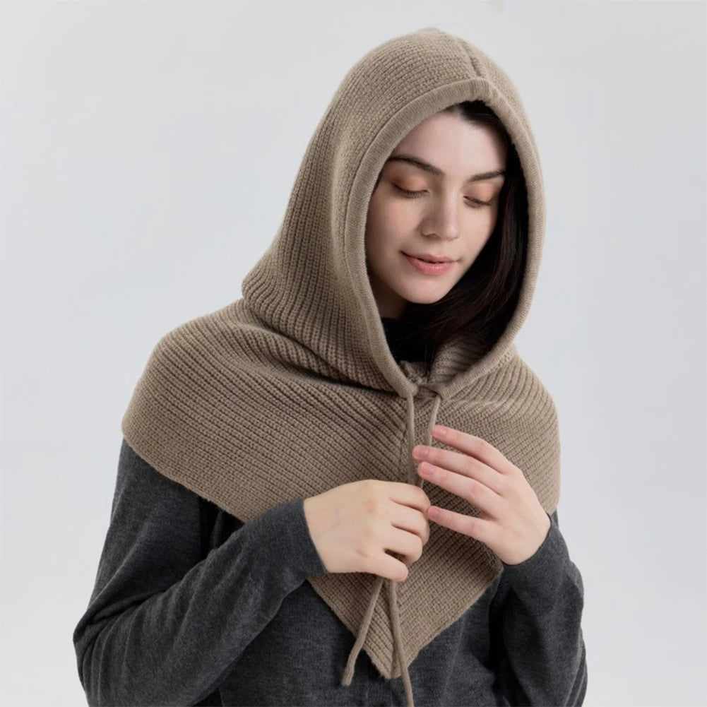 Strikket Balaklava med Skjerf