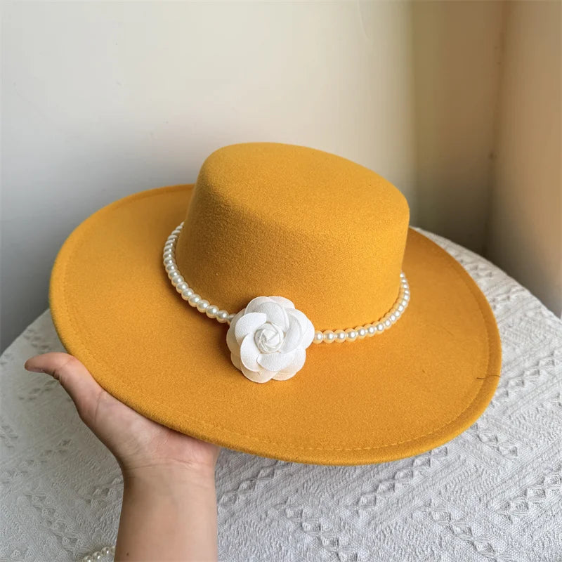 Fedora Filthatt med Bred Brem