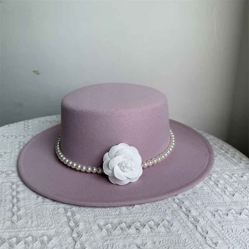Fedora Filthatt med Bred Brem