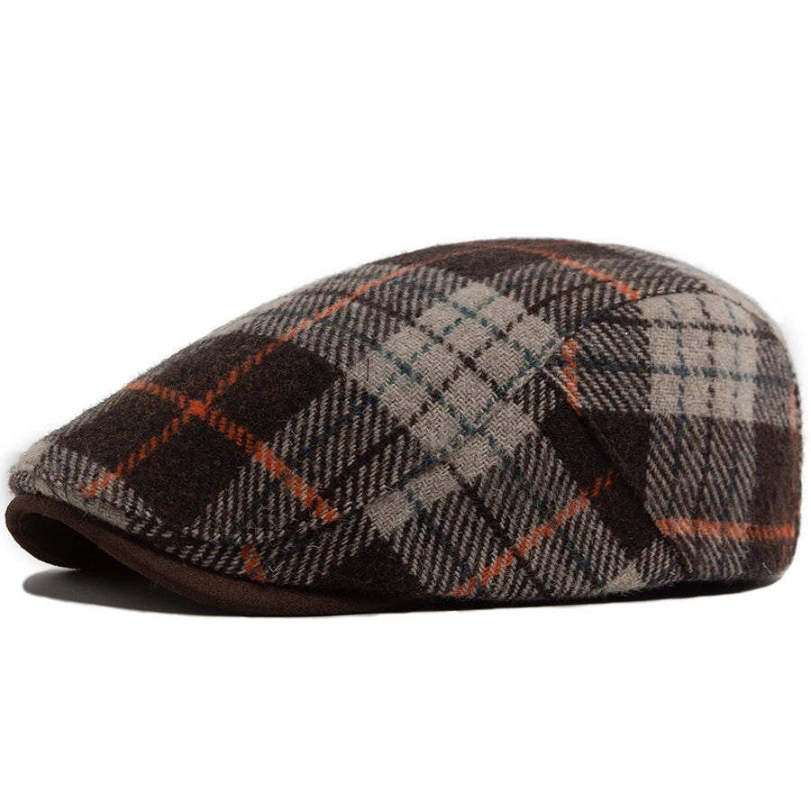 Rutete Ull Newsboy Flatcap