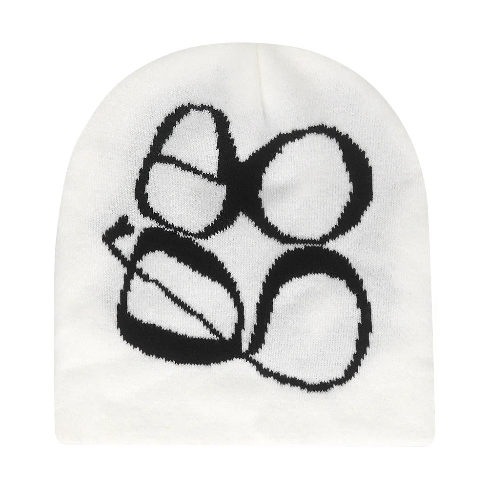 Y2K Brodert Strikkelue