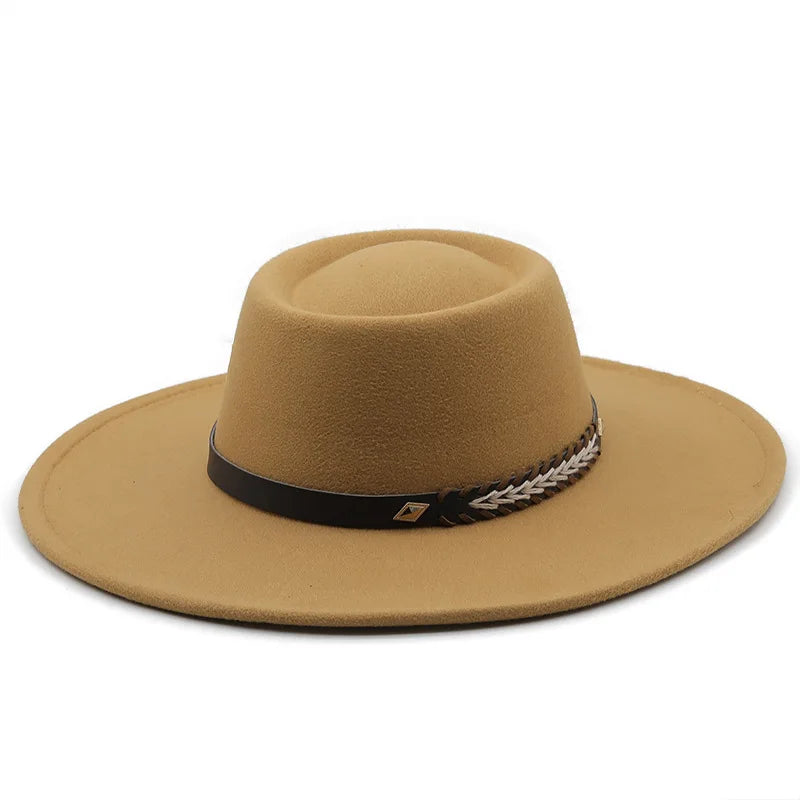 Fedora Filthatt med Bred Brem
