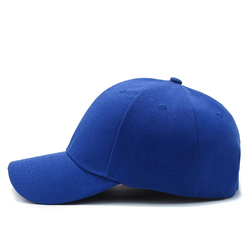 Klassisk Ensfarget Caps
