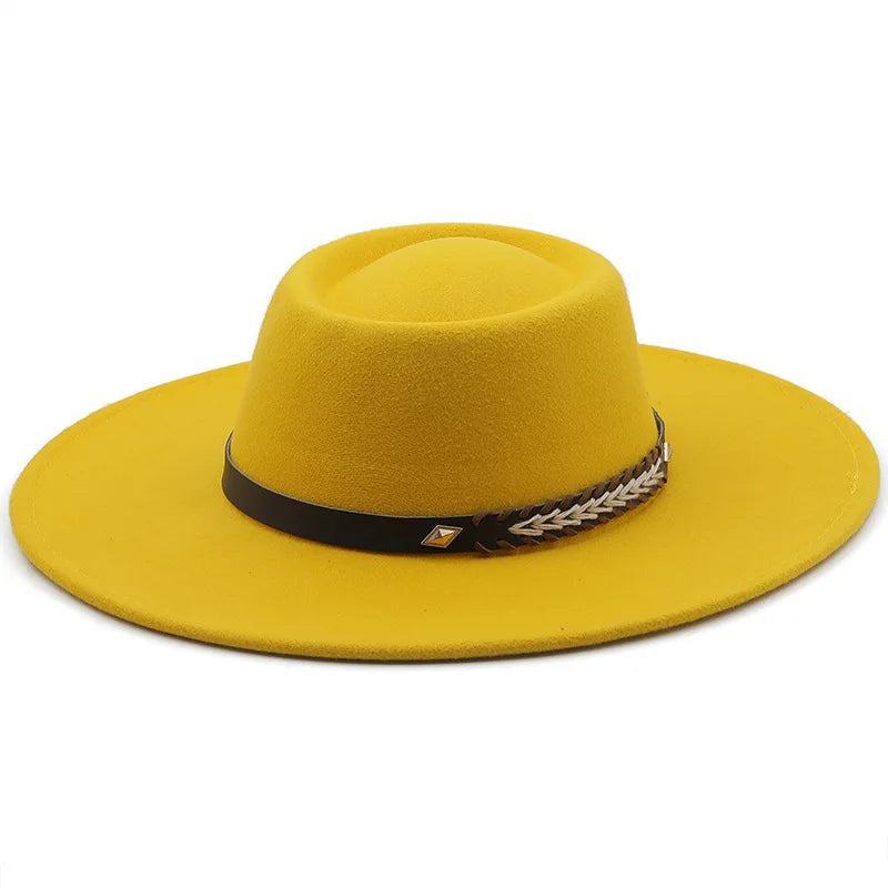 Fedora Filthatt med Bred Brem