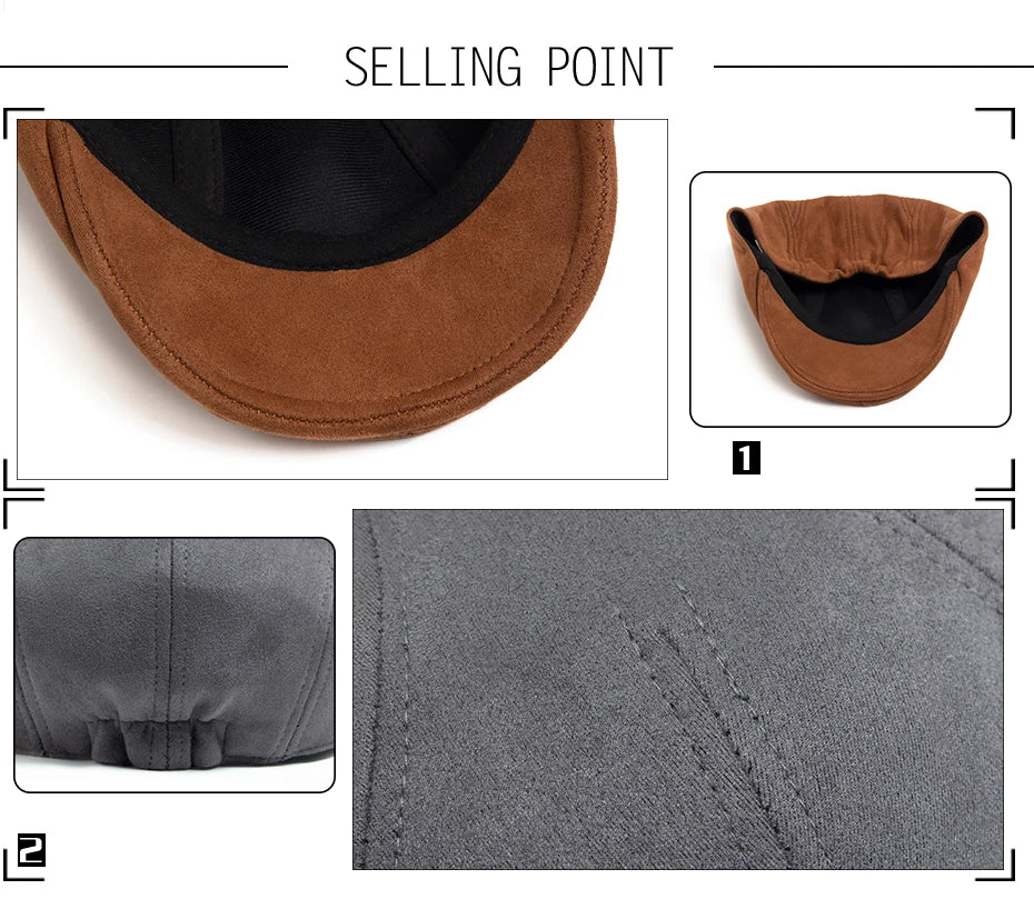 Semsket Newsboy Flatcap