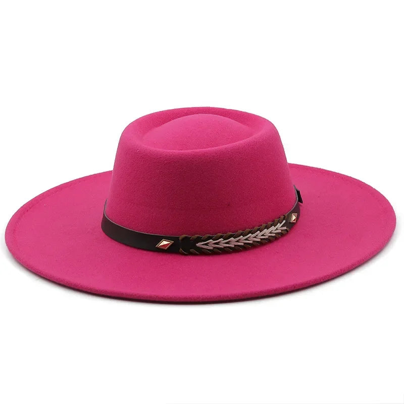 Fedora Filthatt med Bred Brem