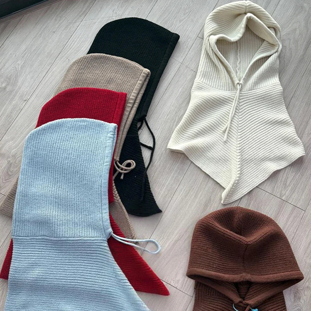 Strikket Balaklava med Skjerf