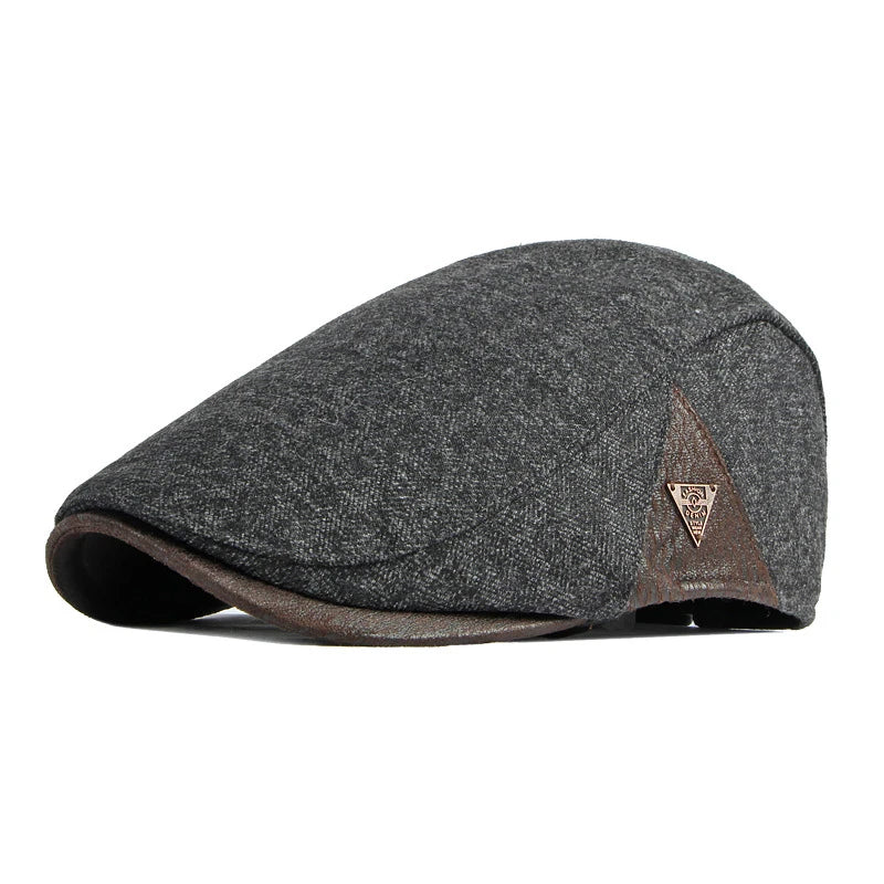 Fiskebeinsmønstret Newsboy Flatcap