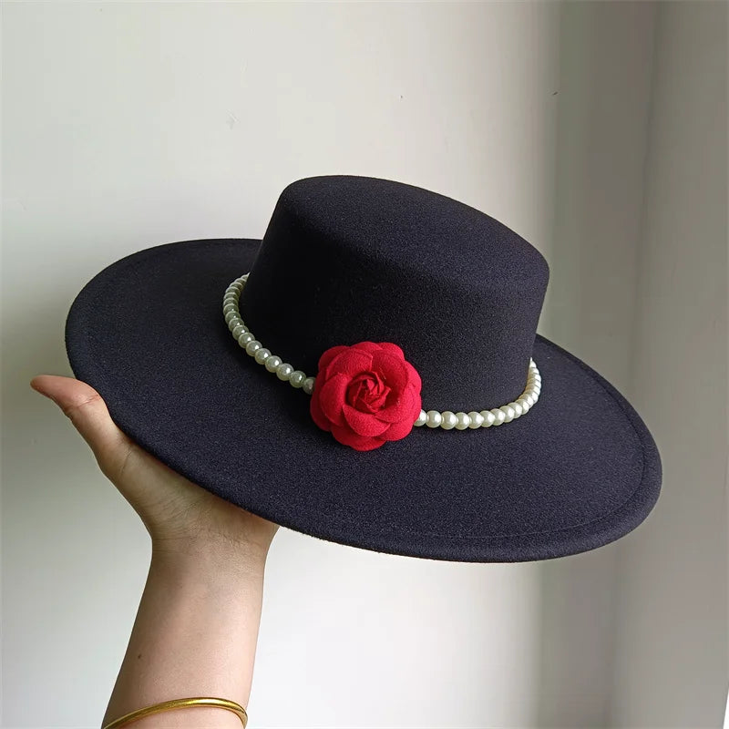 Fedora Filthatt med Bred Brem