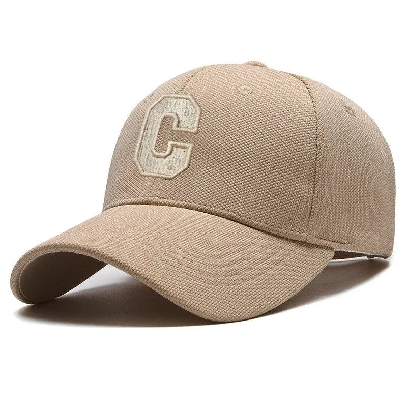 "C" Brodert Bomullscaps