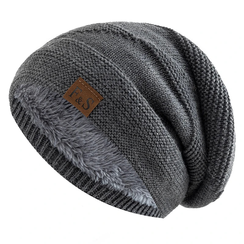 Myk Pelsfôret Slouchy Lue