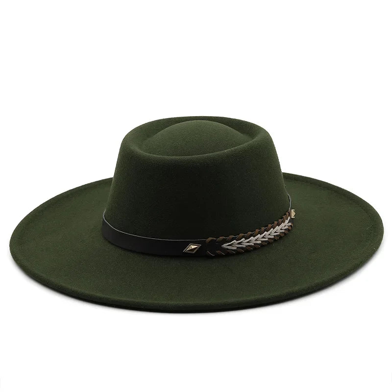 Fedora Filthatt med Bred Brem