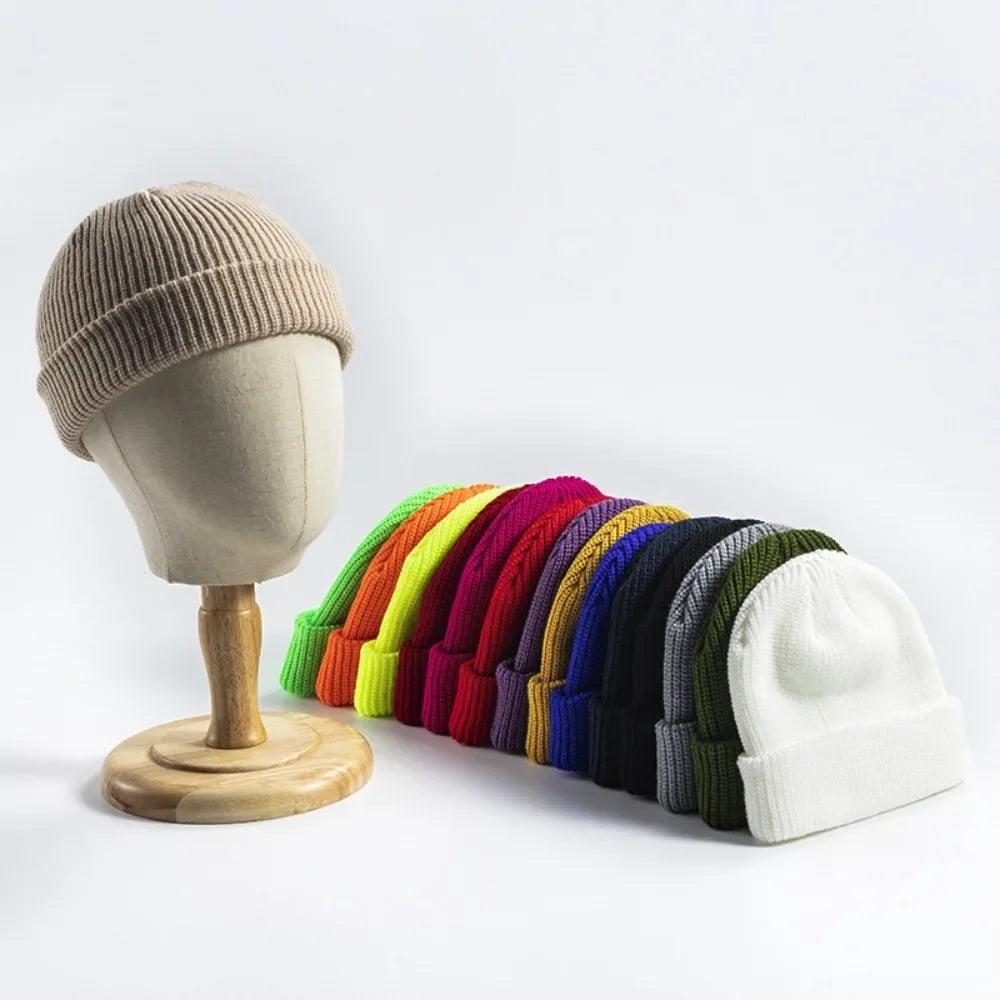 Klassisk Ribbestrikket Beanie