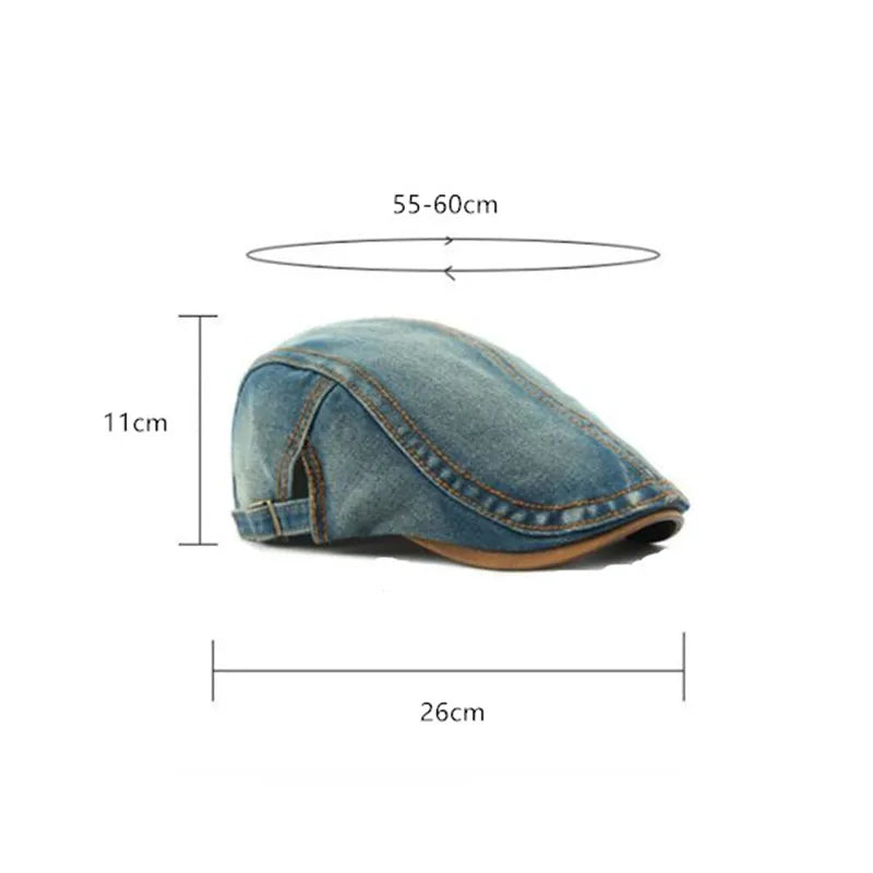 Bomull Newsboy Flatcap