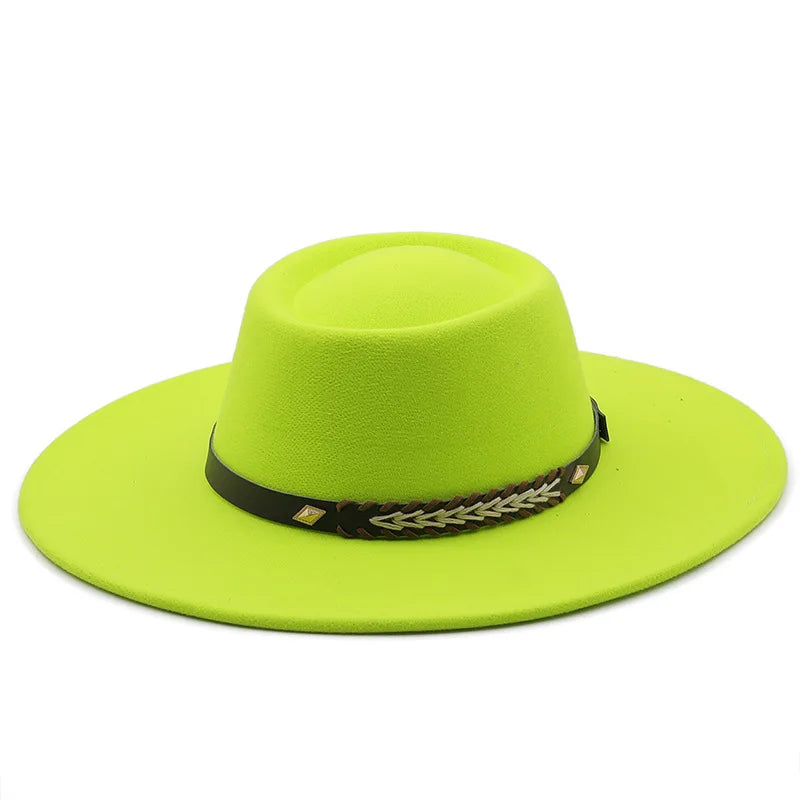 Fedora Filthatt med Bred Brem