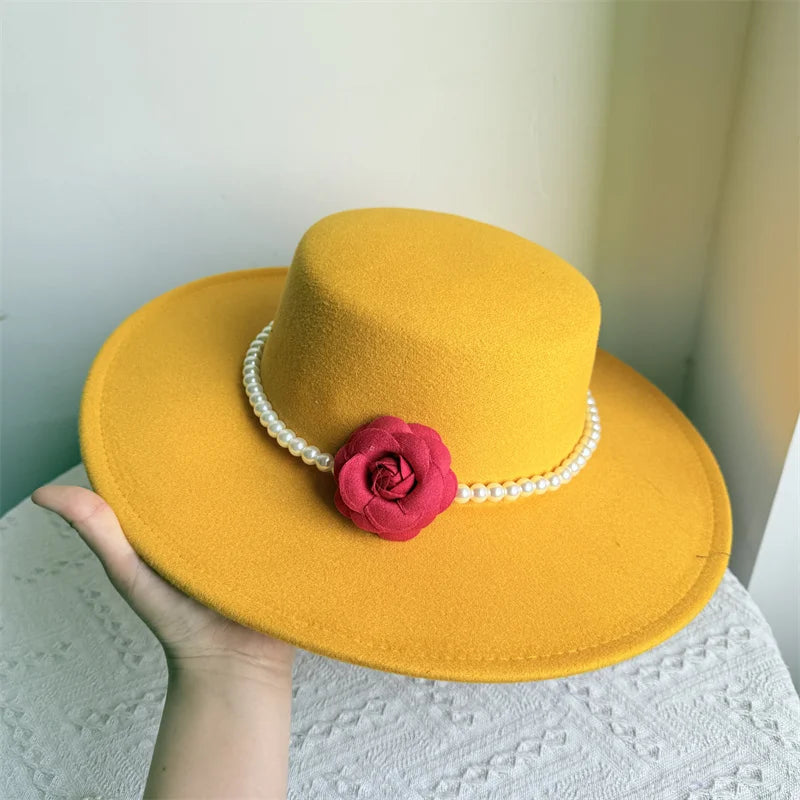 Fedora Filthatt med Bred Brem