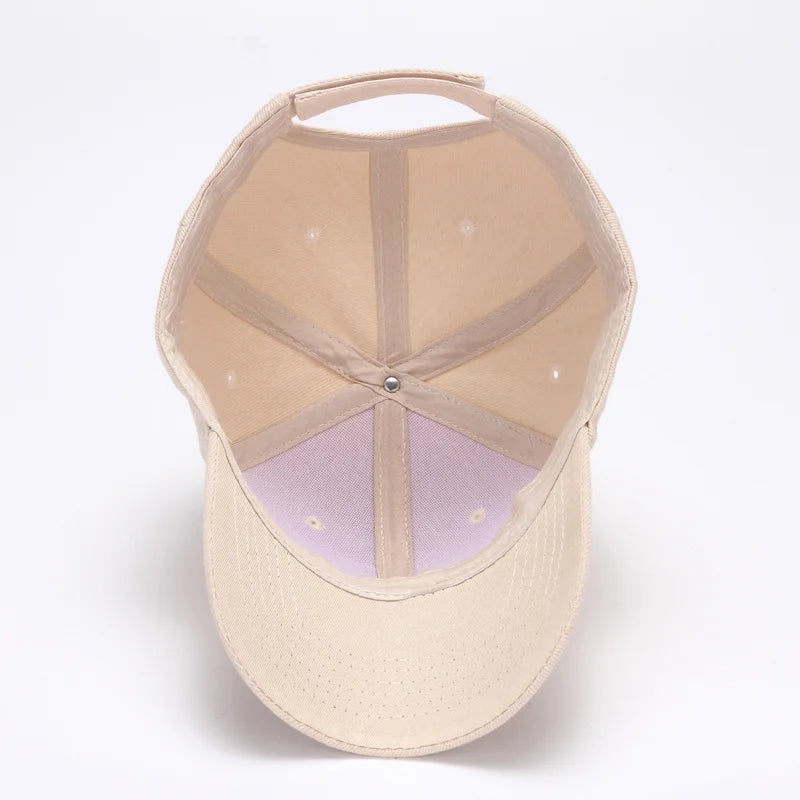 Klassisk Ensfarget Baseballcaps