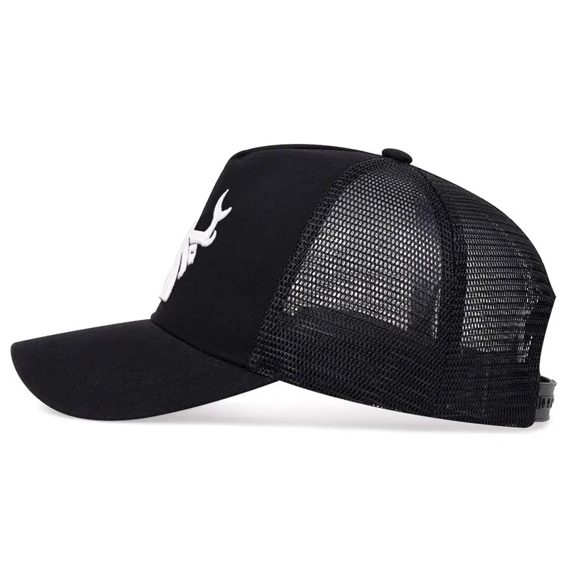 Hjortegeir Brodert Mesh Caps