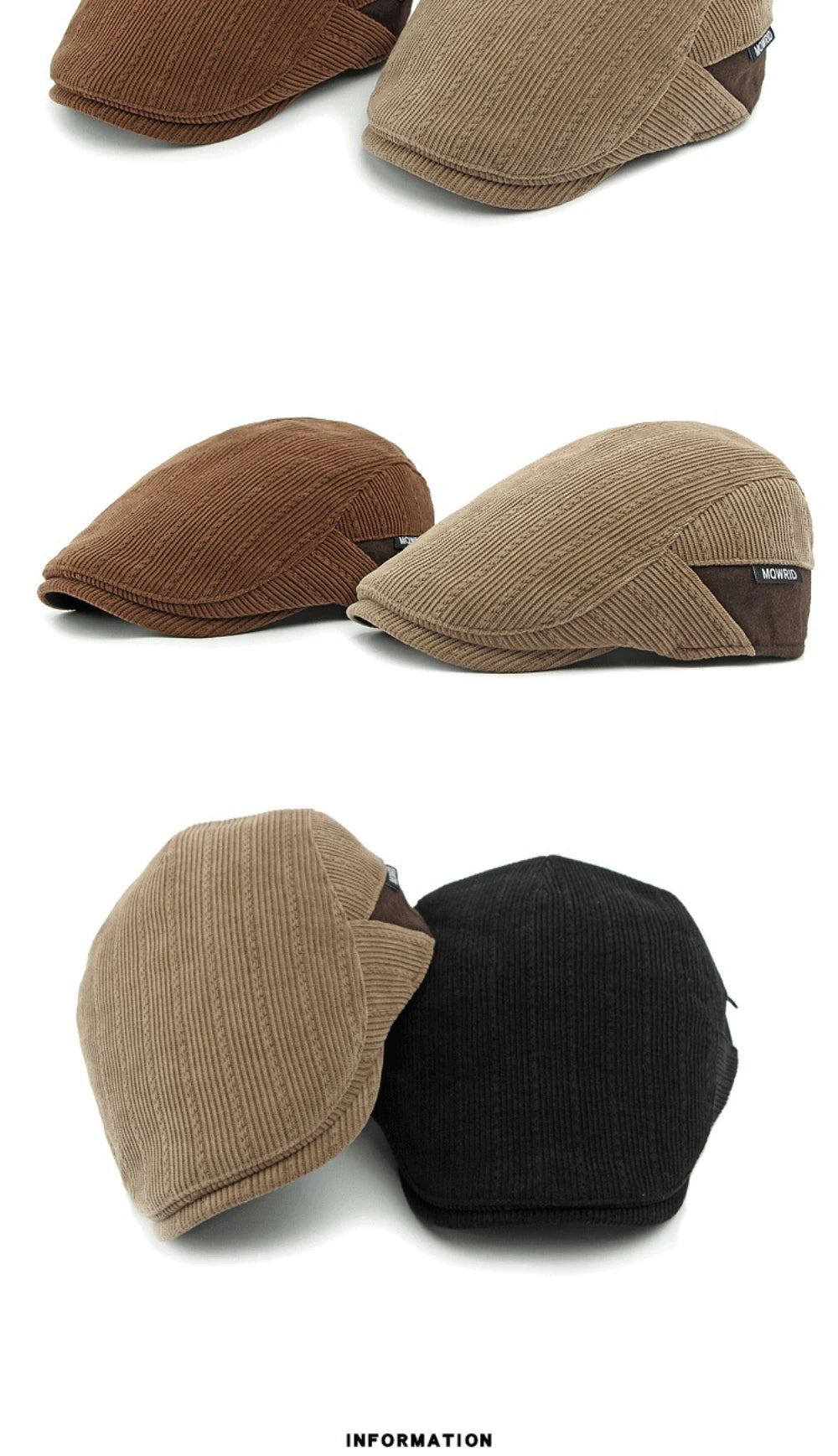 Kordfløyel Klassisk Flatcap