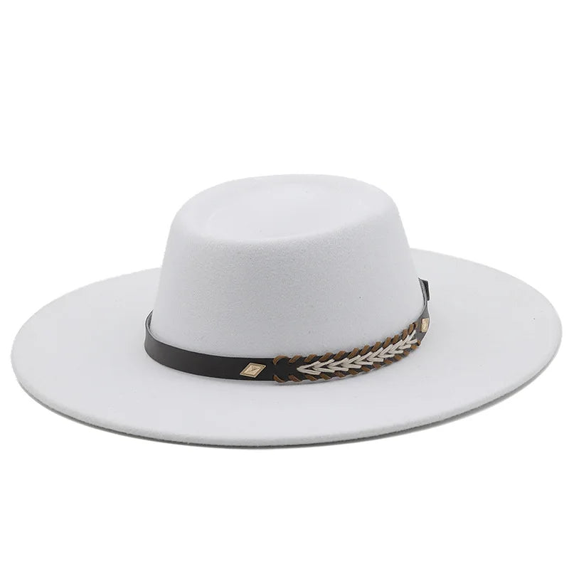 Fedora Filthatt med Bred Brem