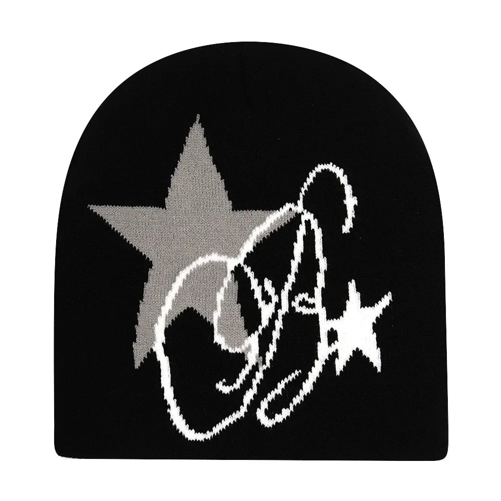 Y2K Brodert Strikkelue