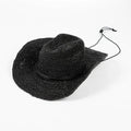 Raffia Cowboy-hatt med Bred Brem