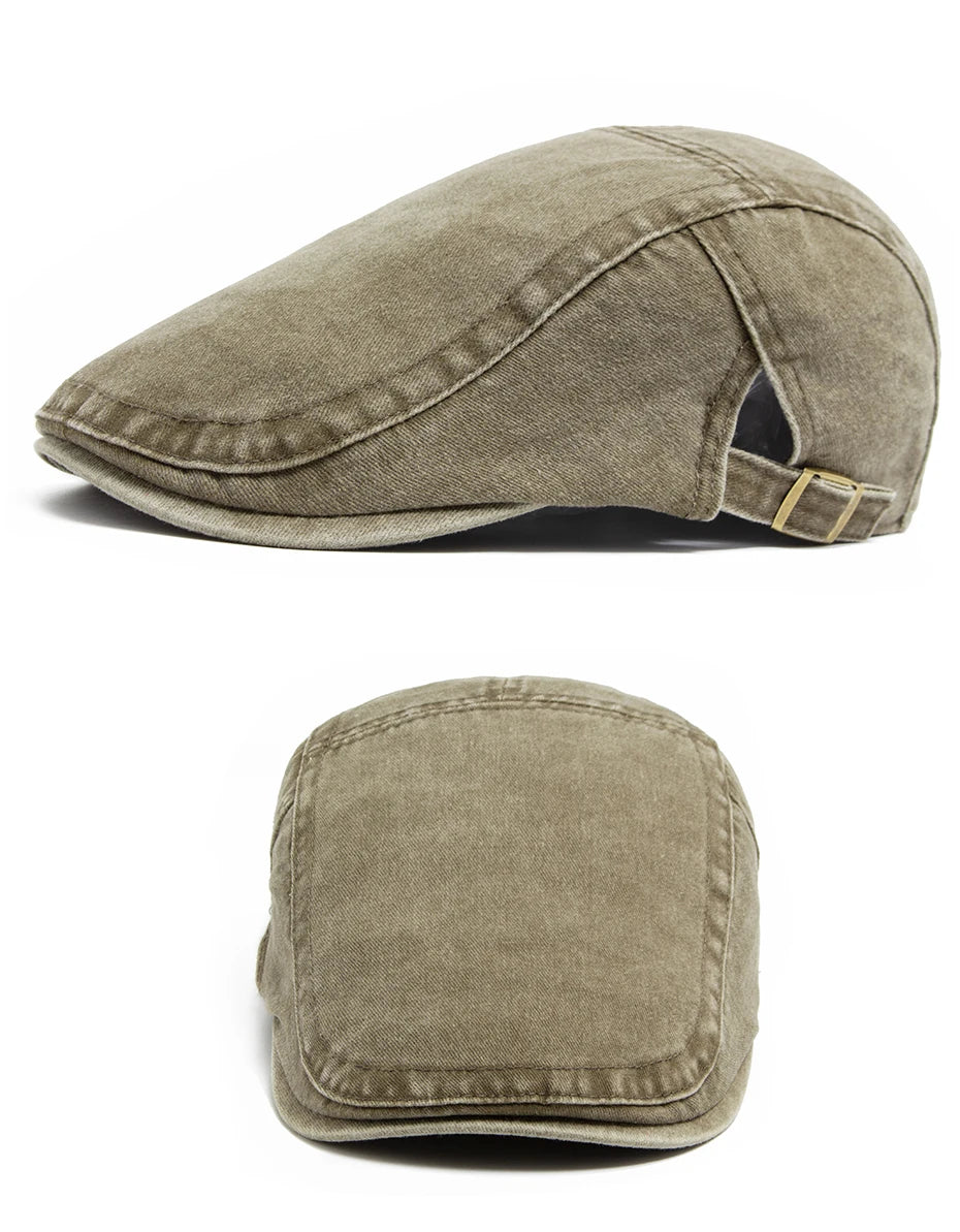 Bomull Newsboy Flatcap