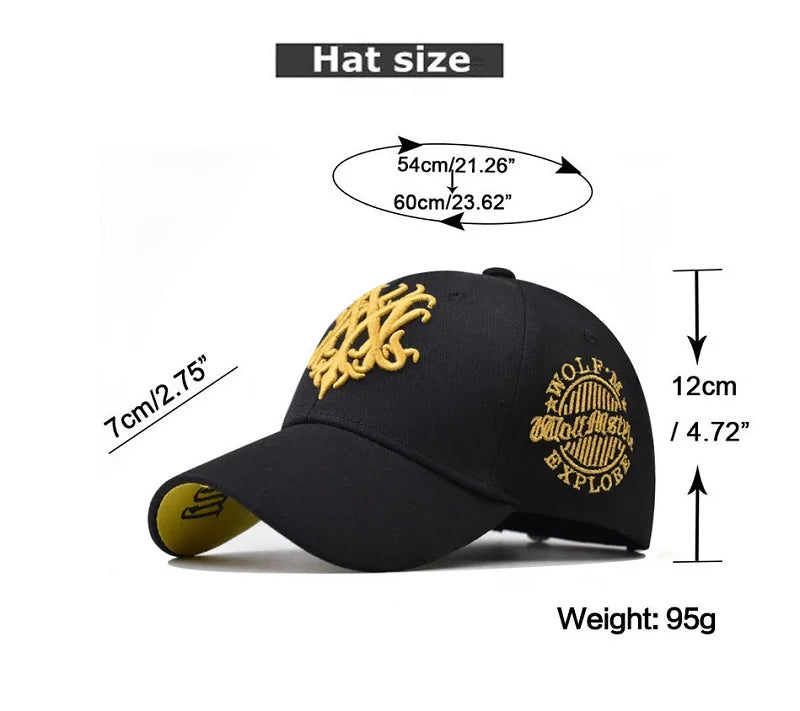 3D Brodert Totem Caps