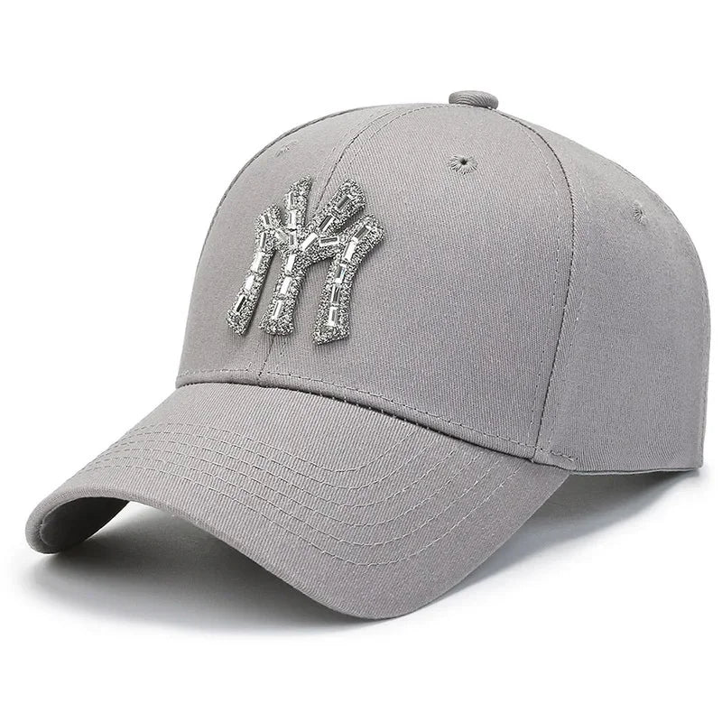 Glitrende Strass Caps