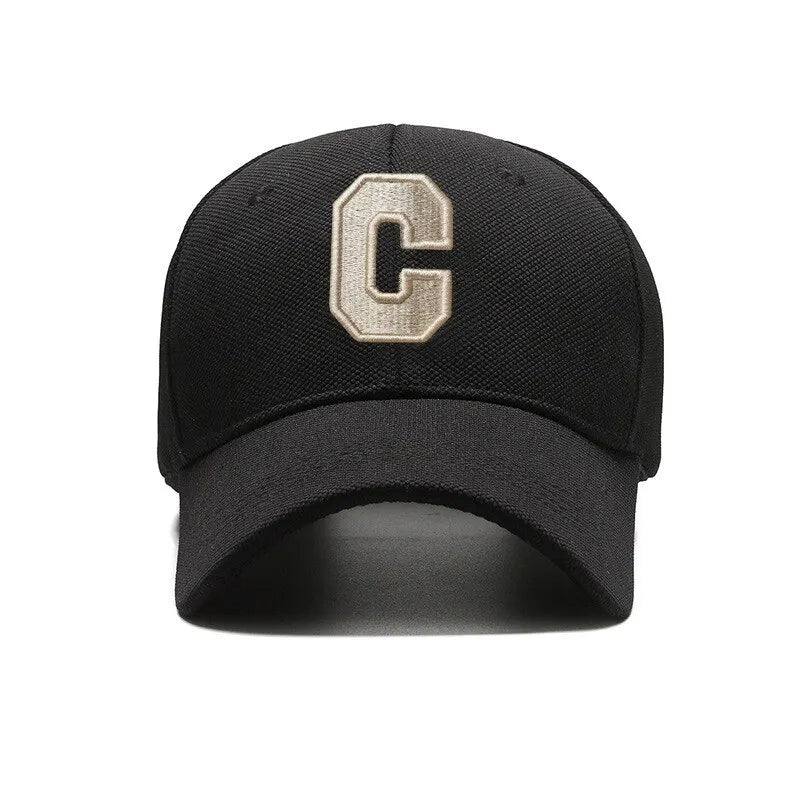 "C" Brodert Bomullscaps