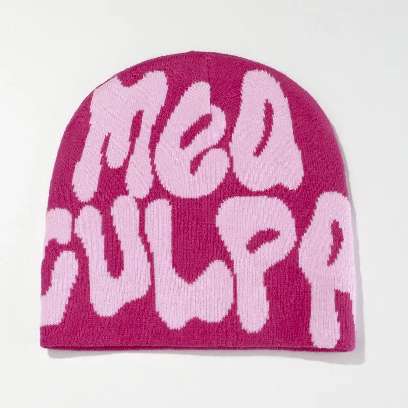 "Mea Culpa" Y2K Strikkelue