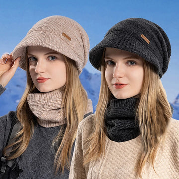 Lue og skjerf til dame