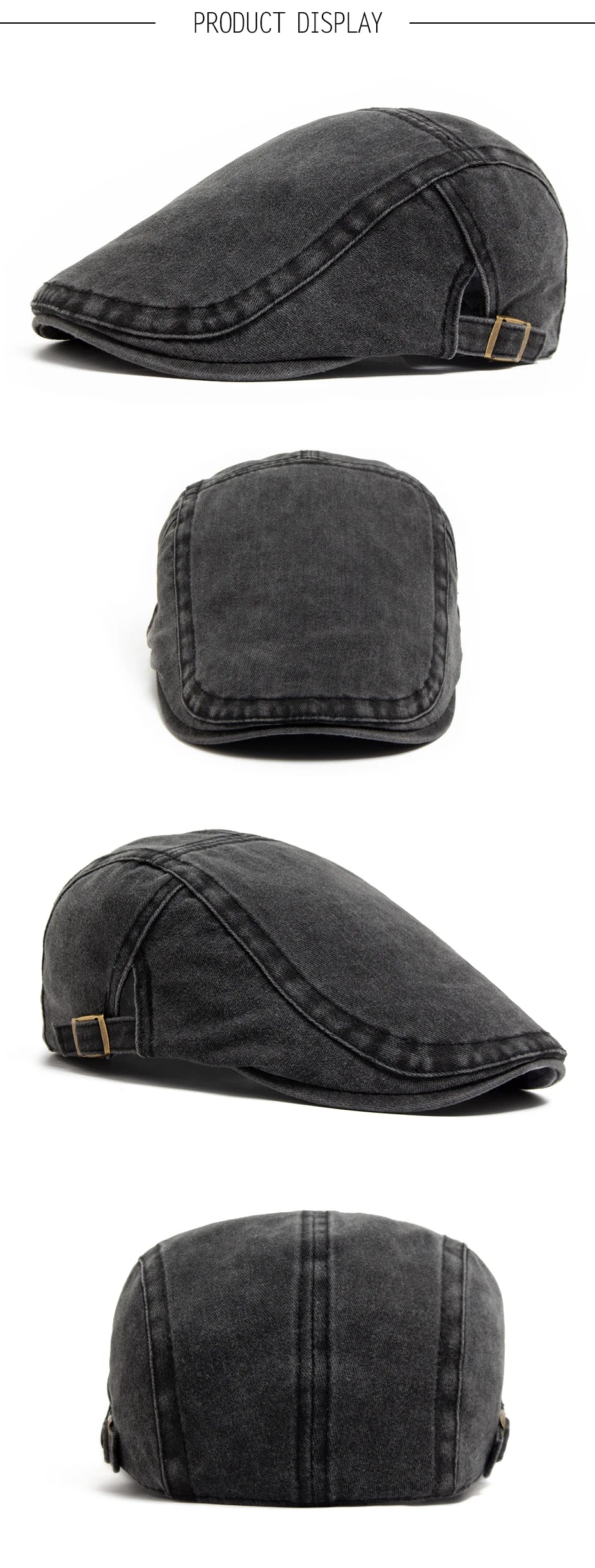 Bomull Newsboy Flatcap