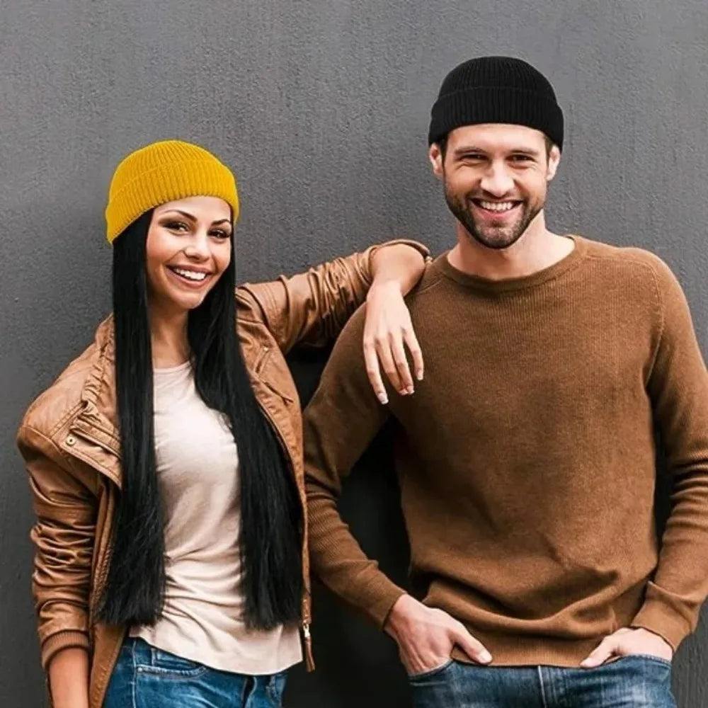 Klassisk Ribbestrikket Beanie