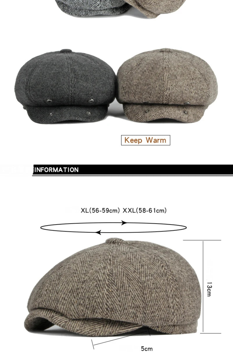 Ull Newsboy Flatcap