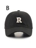 "R" Brodert Bomullscaps