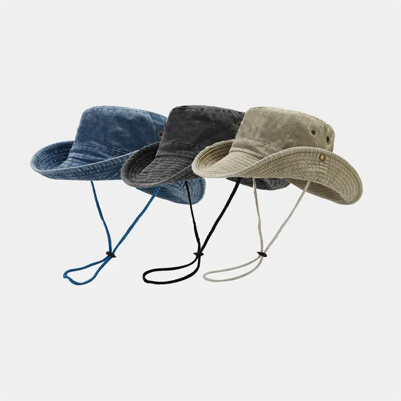 Bomull Bøttehatt