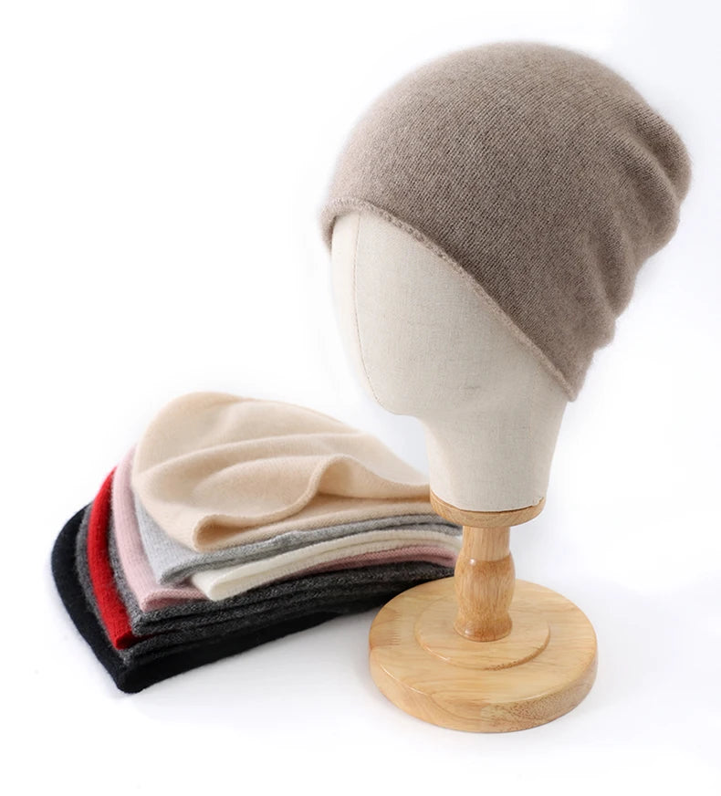 Cashmere Strikkelue